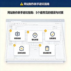 武威建站-网站制作新手避坑指南:5个最常见的错误与对策