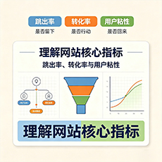 武威建站-理解网站核心指标：跳出率、转化率与用户粘性