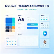 古浪建站-网站UI设计：如何用视觉语言传递品牌信任感