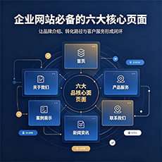 武威建站-企业网站必备的六大核心页面